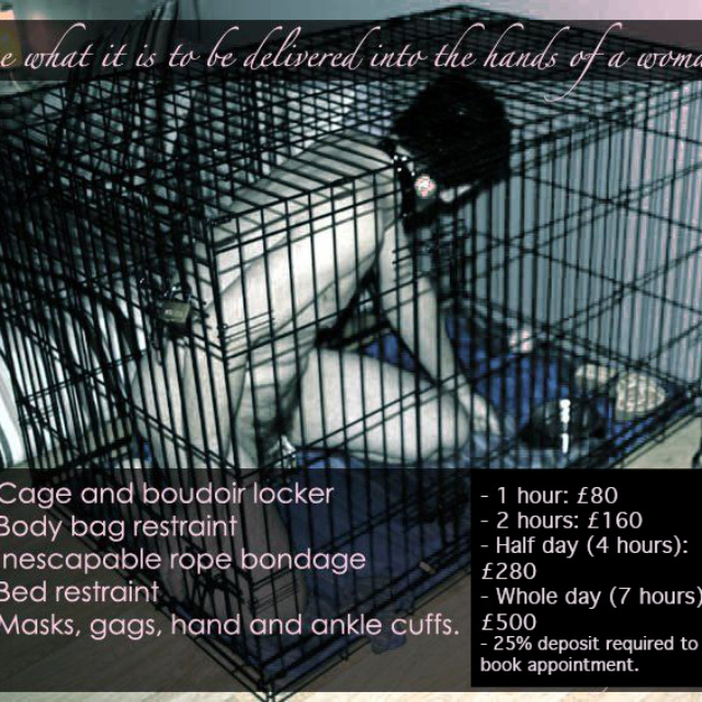 femdom cage captivity abandonment